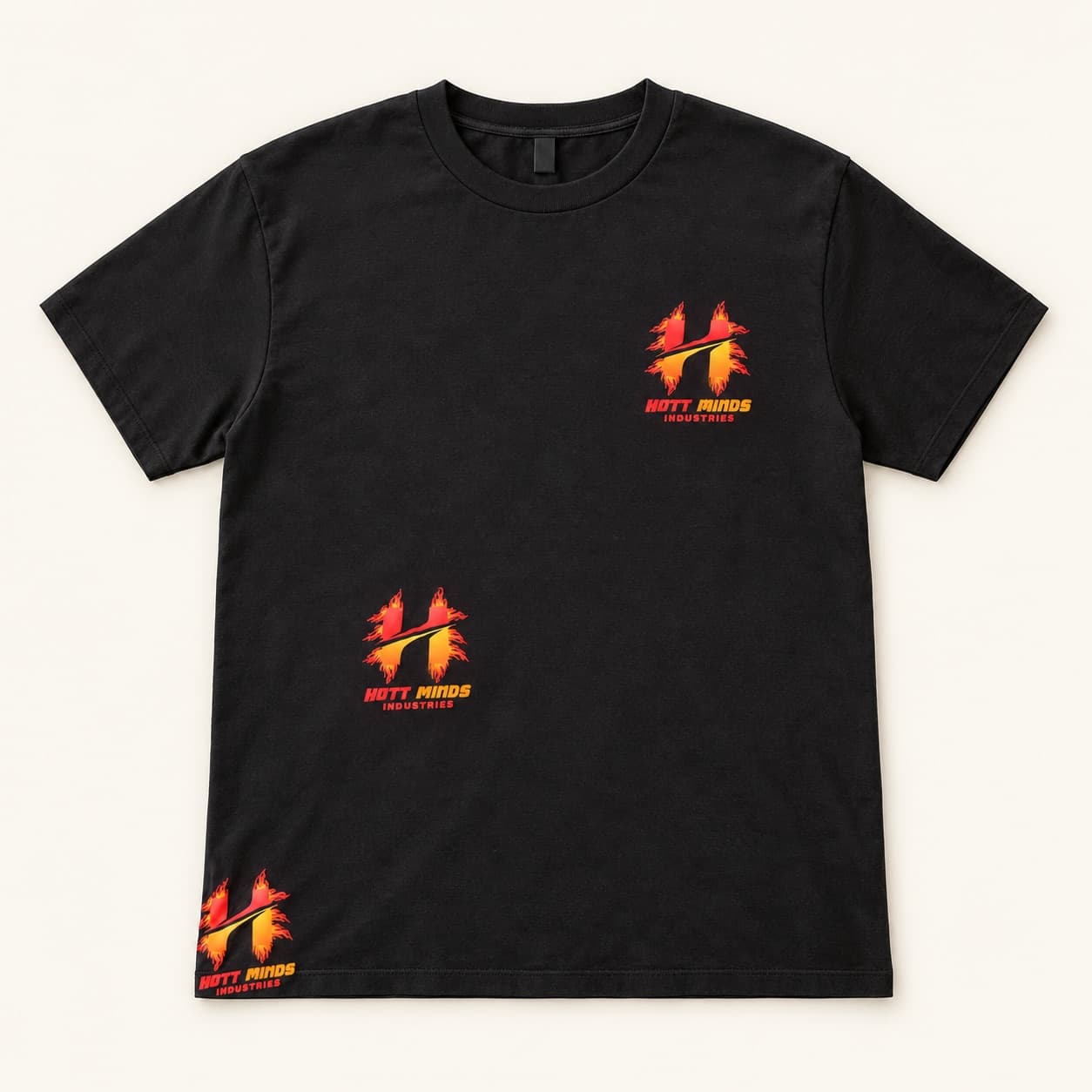 Designs by Hott Minds Signature Flame Tee