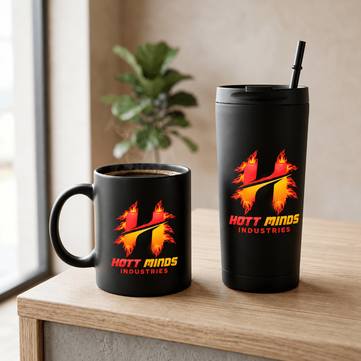 Custom UV-DTF Coffee Mugs & Tumblers